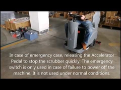 Zorlu ticari zemin için taban temizleyicisiyle pille çalışan yolculuk