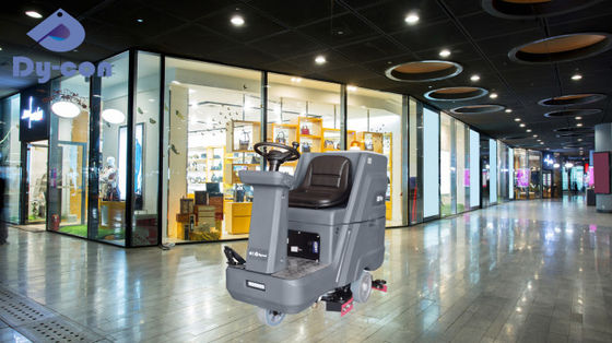 Alışveriş merkezi temizliği kolaylaştırıldı - D8Pro Yürüyüş Üzerinde Yere Yıkama Kurutucu