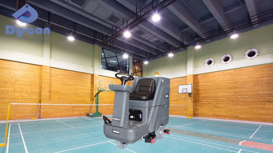 Spor Salonu Temizliği Kolaylaştırıldı - D8Pro Ride-On Scrubber